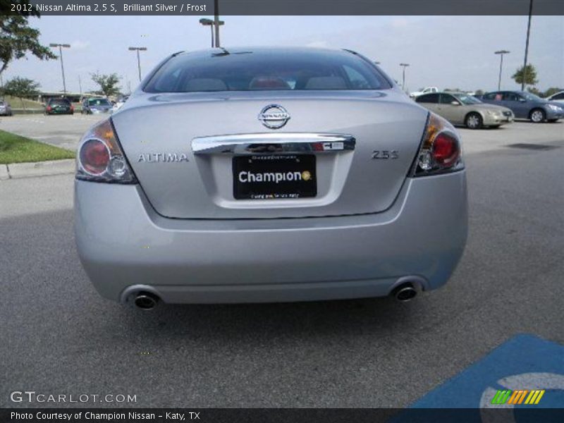 Brilliant Silver / Frost 2012 Nissan Altima 2.5 S