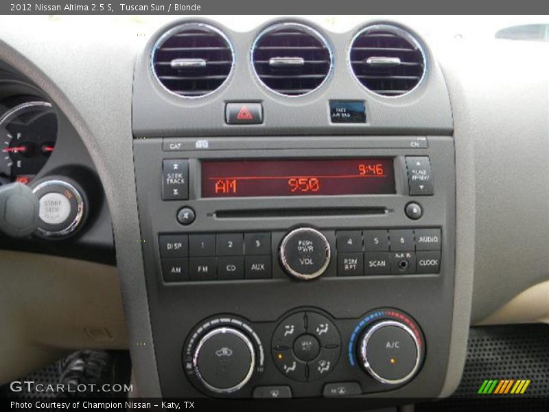 Tuscan Sun / Blonde 2012 Nissan Altima 2.5 S