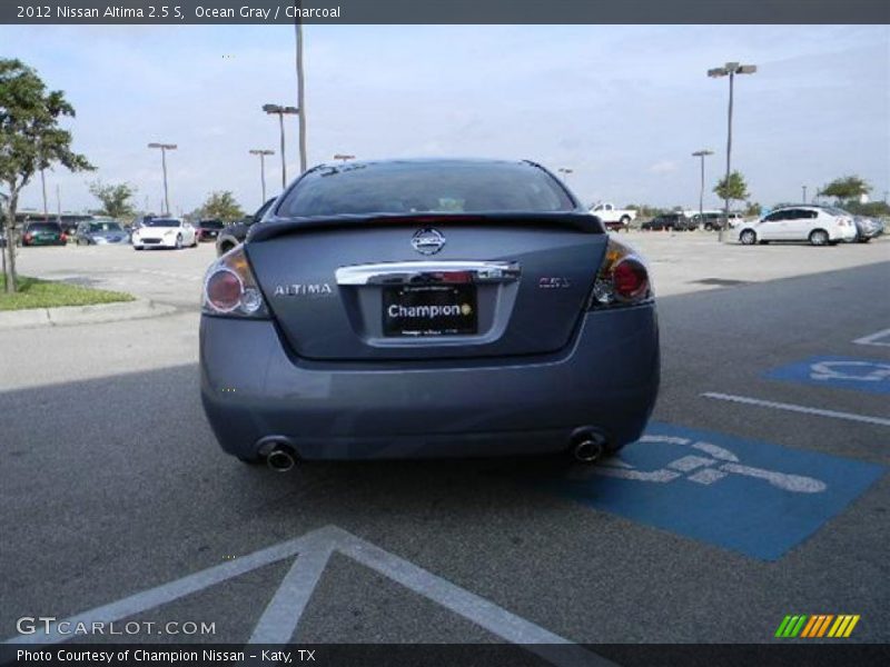 Ocean Gray / Charcoal 2012 Nissan Altima 2.5 S