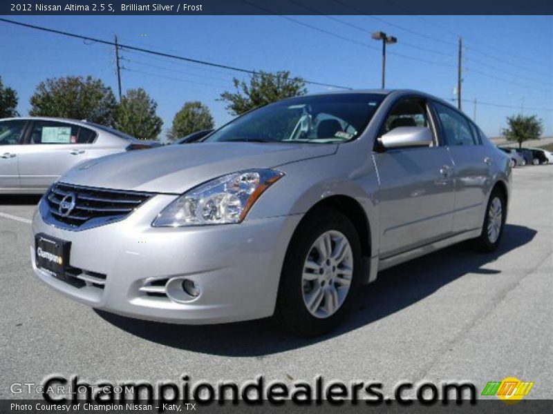 Brilliant Silver / Frost 2012 Nissan Altima 2.5 S