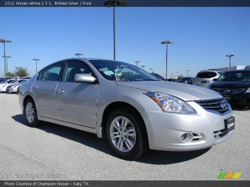 Brilliant Silver / Frost 2012 Nissan Altima 2.5 S