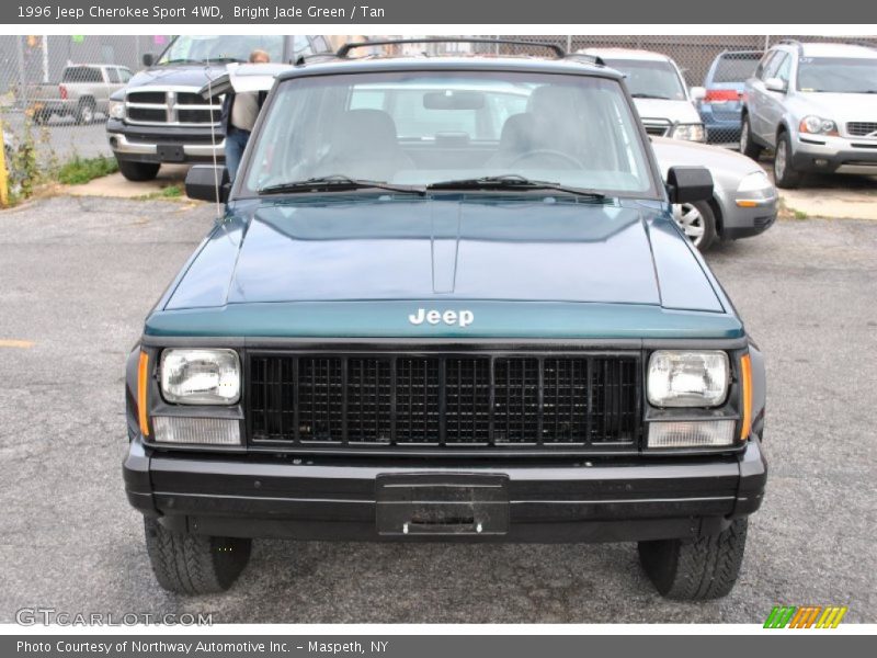 Bright Jade Green / Tan 1996 Jeep Cherokee Sport 4WD