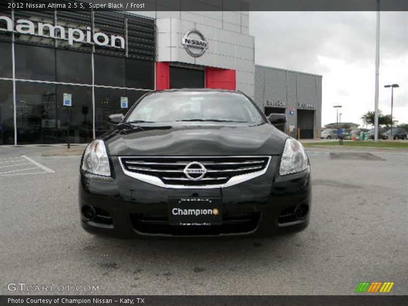 Super Black / Frost 2012 Nissan Altima 2.5 S