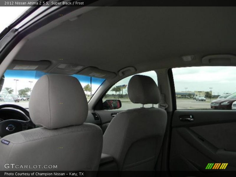 Super Black / Frost 2012 Nissan Altima 2.5 S