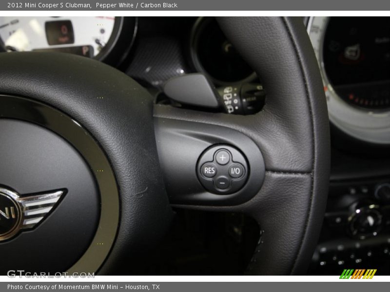 Pepper White / Carbon Black 2012 Mini Cooper S Clubman