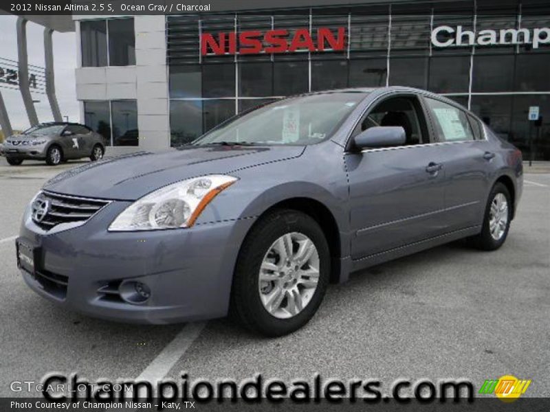 Ocean Gray / Charcoal 2012 Nissan Altima 2.5 S