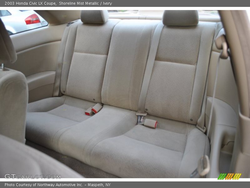 Shoreline Mist Metallic / Ivory 2003 Honda Civic LX Coupe