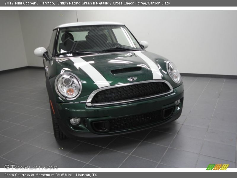 British Racing Green II Metallic / Cross Check Toffee/Carbon Black 2012 Mini Cooper S Hardtop