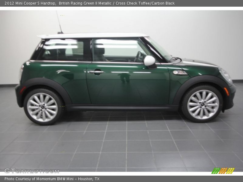 British Racing Green II Metallic / Cross Check Toffee/Carbon Black 2012 Mini Cooper S Hardtop