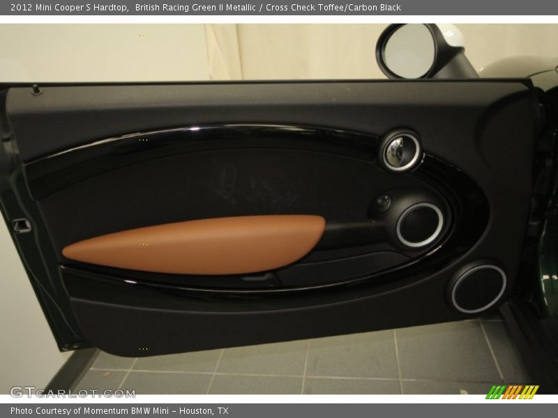 British Racing Green II Metallic / Cross Check Toffee/Carbon Black 2012 Mini Cooper S Hardtop