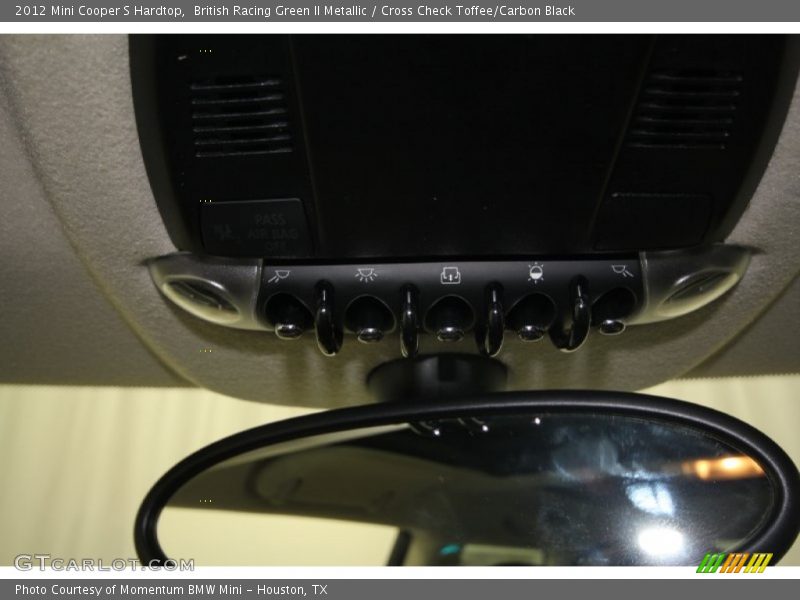 British Racing Green II Metallic / Cross Check Toffee/Carbon Black 2012 Mini Cooper S Hardtop
