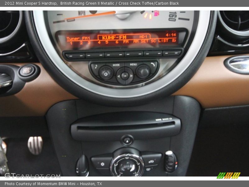 British Racing Green II Metallic / Cross Check Toffee/Carbon Black 2012 Mini Cooper S Hardtop