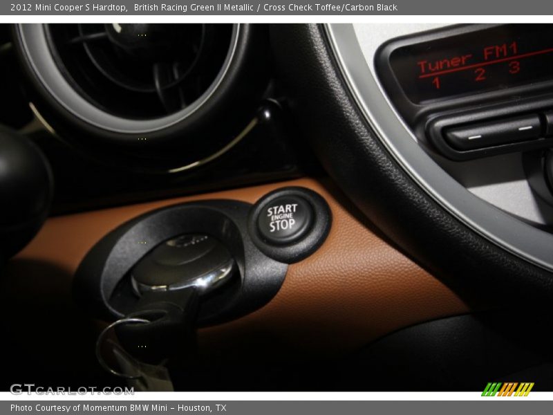 British Racing Green II Metallic / Cross Check Toffee/Carbon Black 2012 Mini Cooper S Hardtop