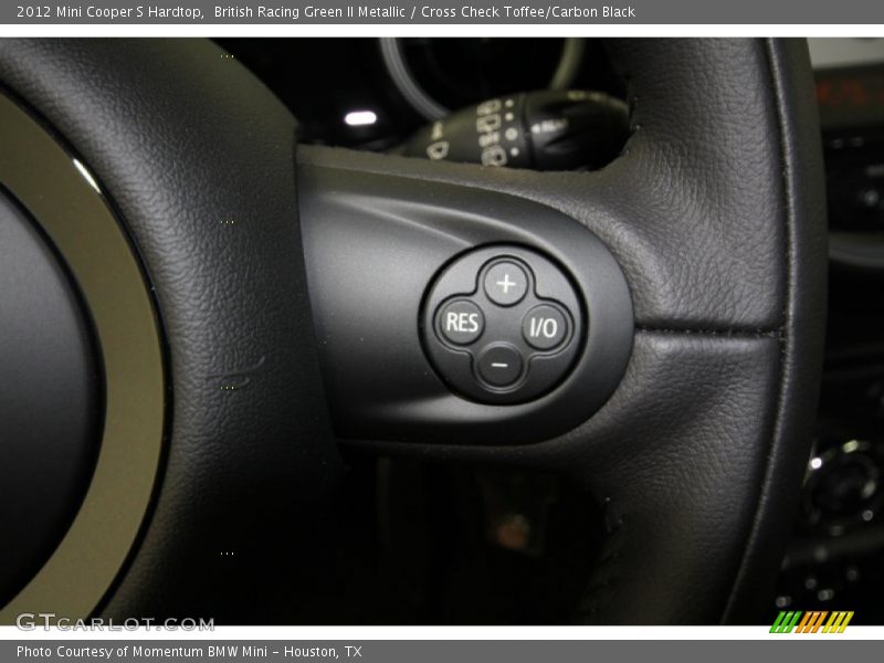 British Racing Green II Metallic / Cross Check Toffee/Carbon Black 2012 Mini Cooper S Hardtop