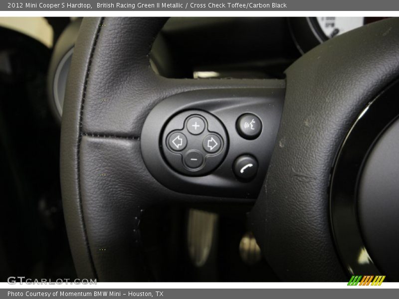British Racing Green II Metallic / Cross Check Toffee/Carbon Black 2012 Mini Cooper S Hardtop