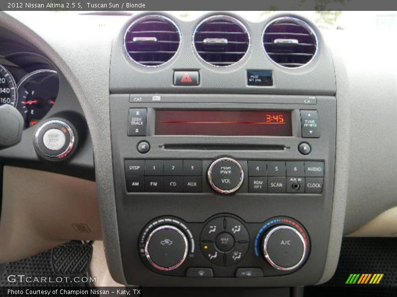 Tuscan Sun / Blonde 2012 Nissan Altima 2.5 S
