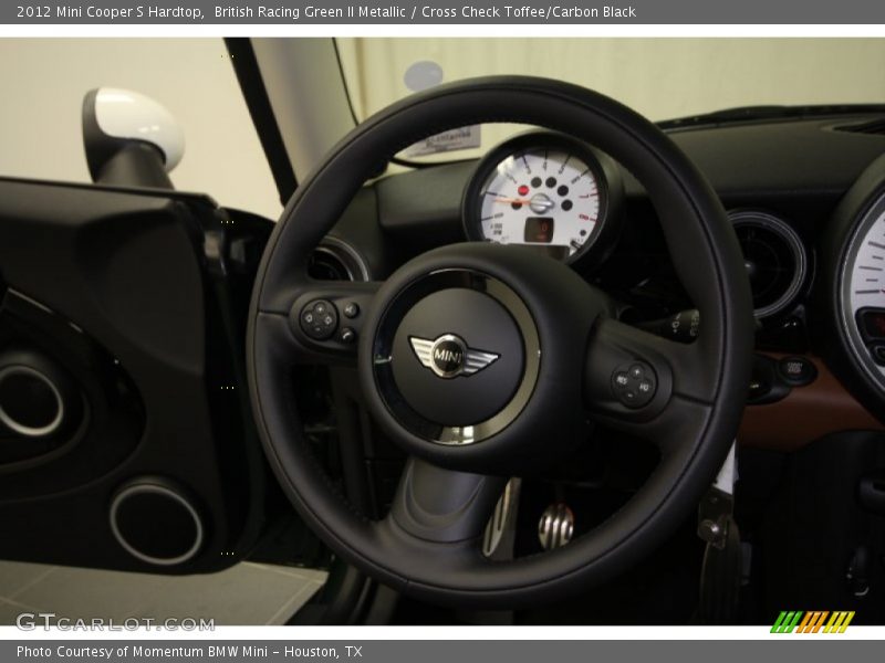 British Racing Green II Metallic / Cross Check Toffee/Carbon Black 2012 Mini Cooper S Hardtop