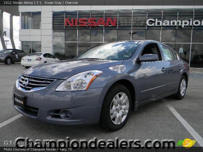 Ocean Gray / Charcoal 2012 Nissan Altima 2.5 S