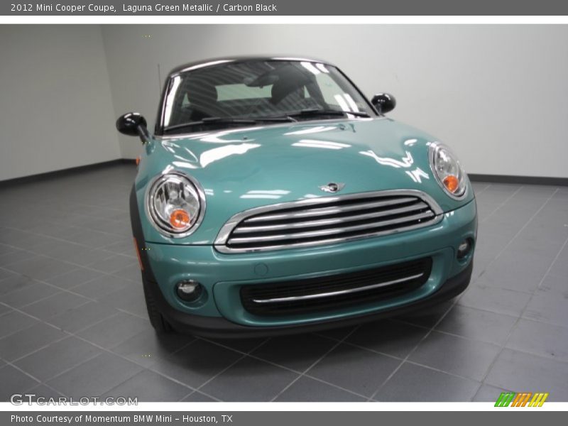 Laguna Green Metallic / Carbon Black 2012 Mini Cooper Coupe