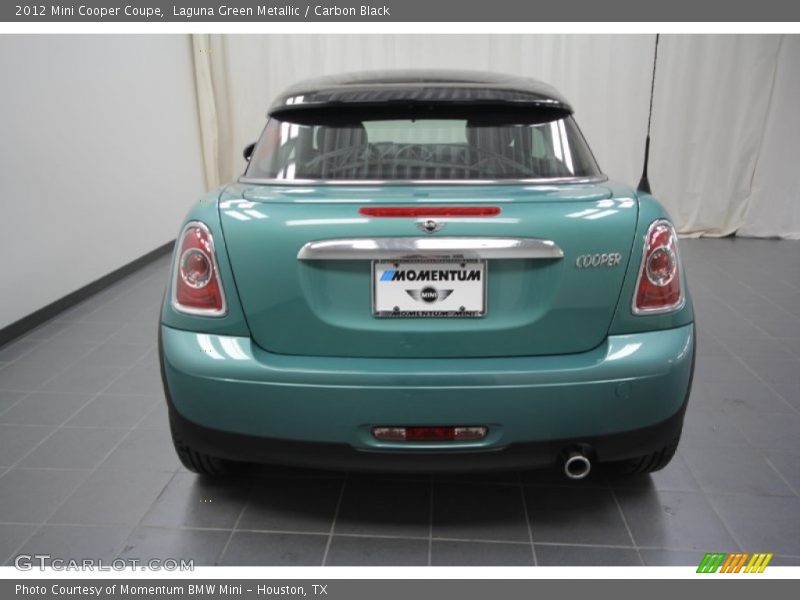 Laguna Green Metallic / Carbon Black 2012 Mini Cooper Coupe