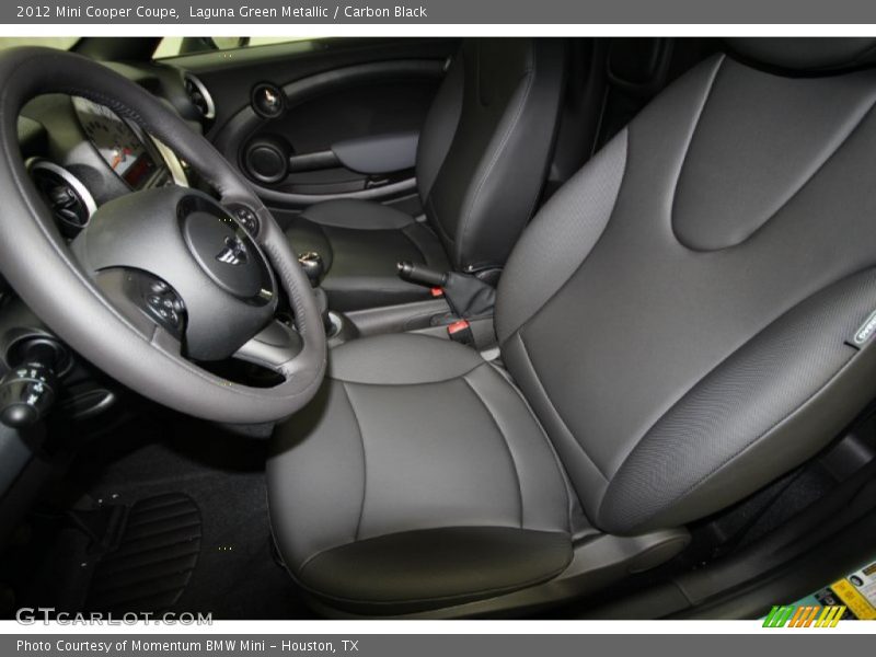 Laguna Green Metallic / Carbon Black 2012 Mini Cooper Coupe