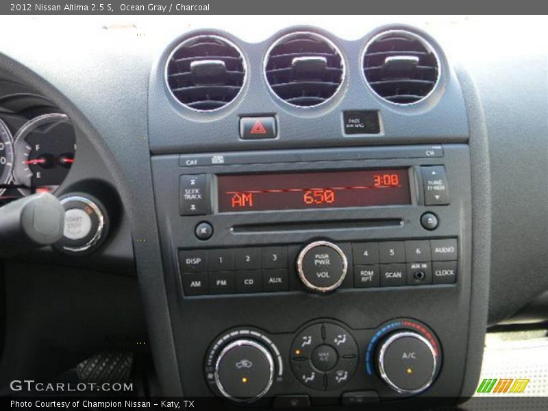 Ocean Gray / Charcoal 2012 Nissan Altima 2.5 S