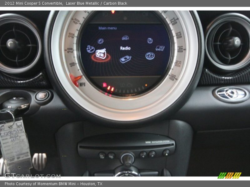 Laser Blue Metallic / Carbon Black 2012 Mini Cooper S Convertible