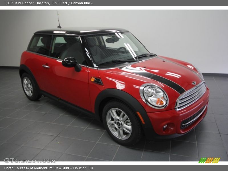 Chili Red / Carbon Black 2012 Mini Cooper Hardtop