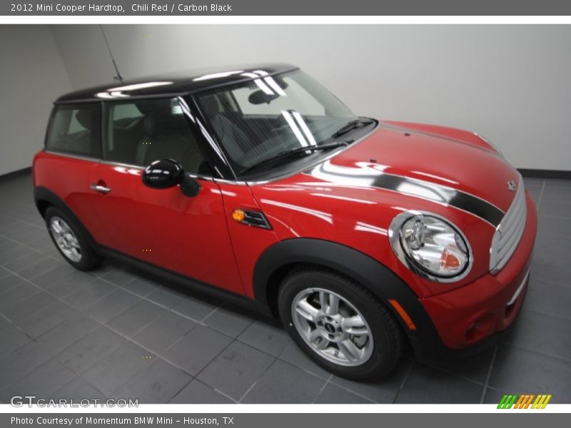 Chili Red / Carbon Black 2012 Mini Cooper Hardtop