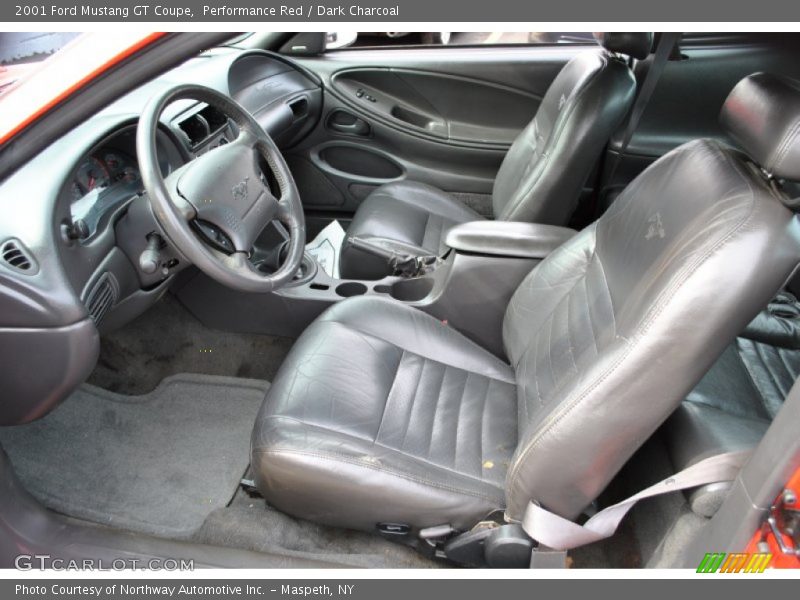 Performance Red / Dark Charcoal 2001 Ford Mustang GT Coupe