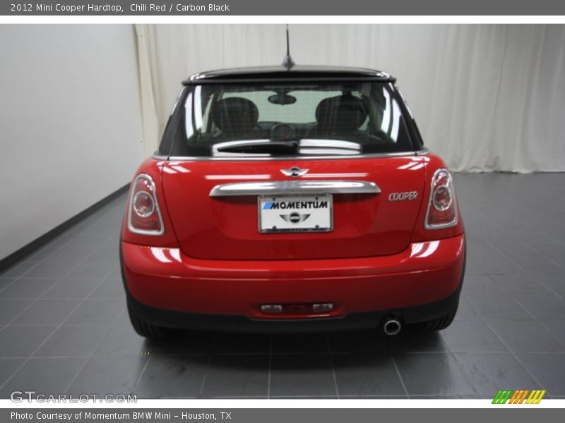 Chili Red / Carbon Black 2012 Mini Cooper Hardtop