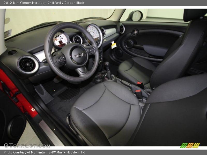 Chili Red / Carbon Black 2012 Mini Cooper Hardtop