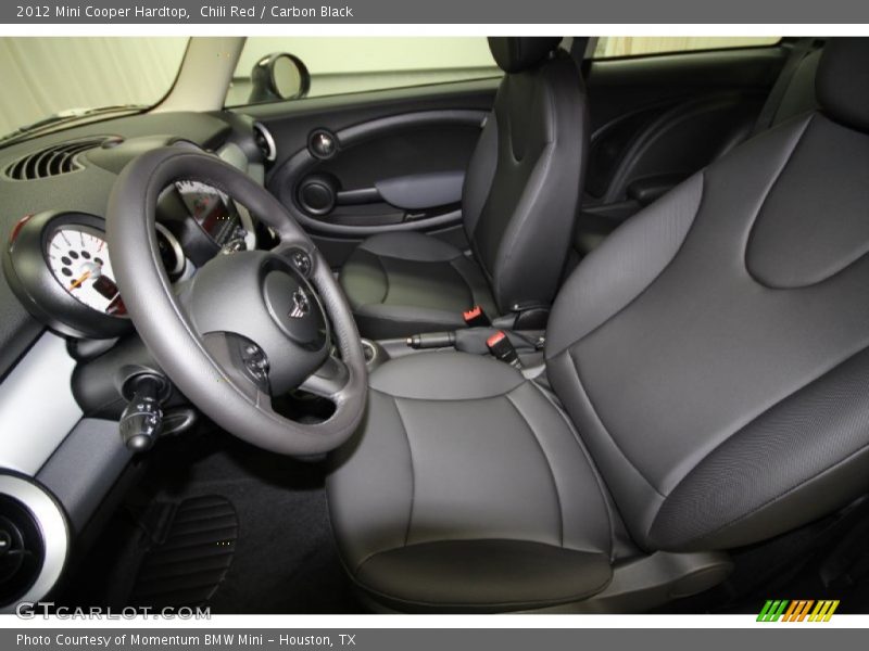 Chili Red / Carbon Black 2012 Mini Cooper Hardtop