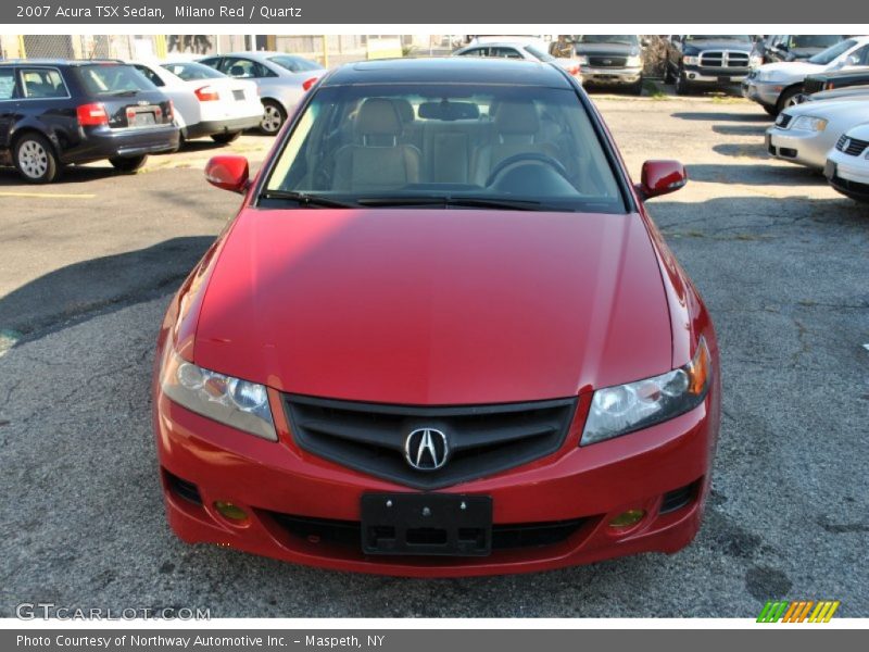 Milano Red / Quartz 2007 Acura TSX Sedan