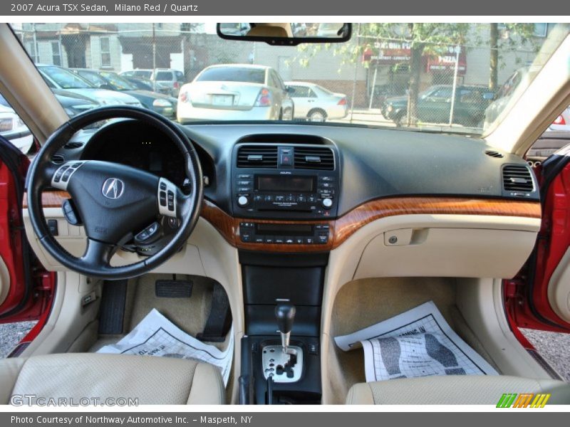 Milano Red / Quartz 2007 Acura TSX Sedan
