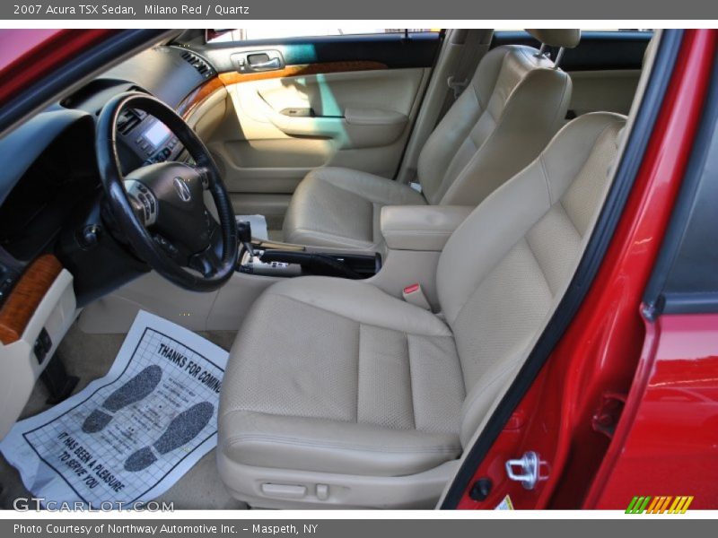 Milano Red / Quartz 2007 Acura TSX Sedan