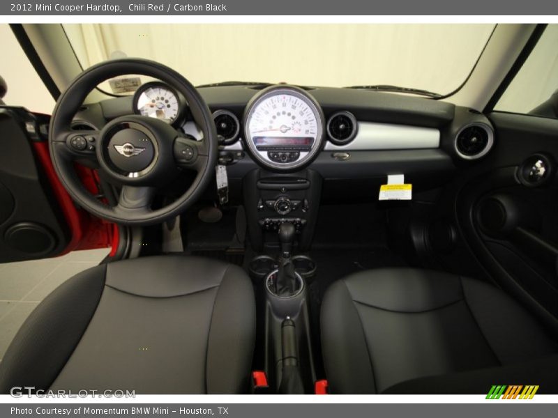 Chili Red / Carbon Black 2012 Mini Cooper Hardtop