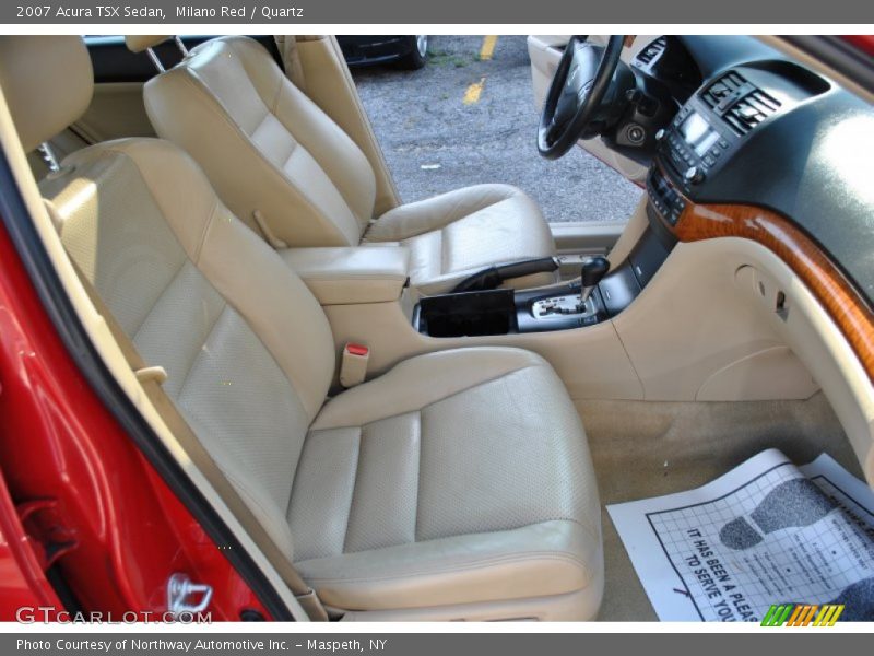 Milano Red / Quartz 2007 Acura TSX Sedan