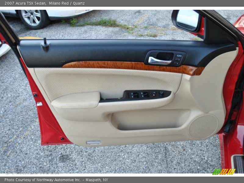 Milano Red / Quartz 2007 Acura TSX Sedan
