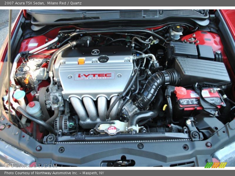 Milano Red / Quartz 2007 Acura TSX Sedan