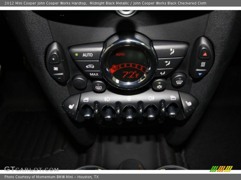 Midnight Black Metallic / John Cooper Works Black Checkered Cloth 2012 Mini Cooper John Cooper Works Hardtop