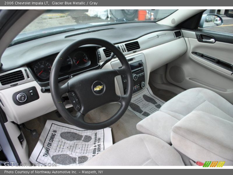 Glacier Blue Metallic / Gray 2006 Chevrolet Impala LT