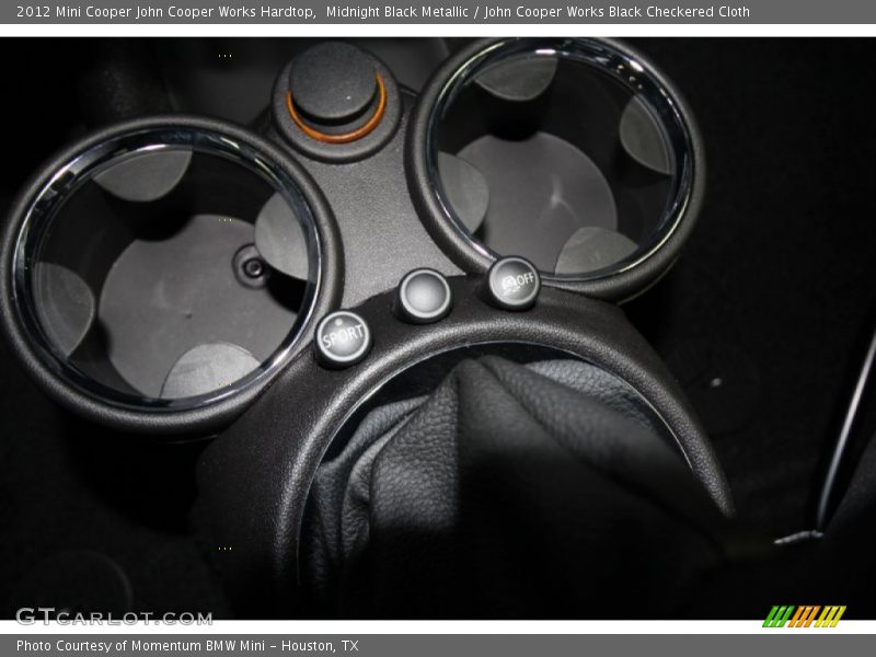 Midnight Black Metallic / John Cooper Works Black Checkered Cloth 2012 Mini Cooper John Cooper Works Hardtop