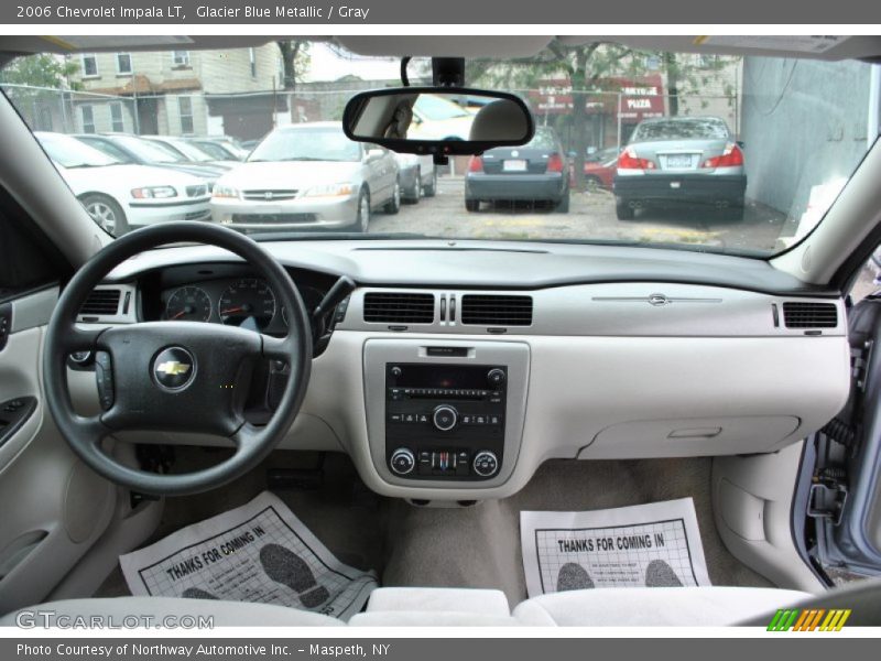 Glacier Blue Metallic / Gray 2006 Chevrolet Impala LT