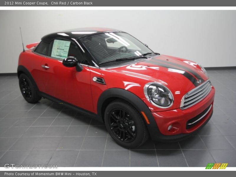 Chili Red / Carbon Black 2012 Mini Cooper Coupe