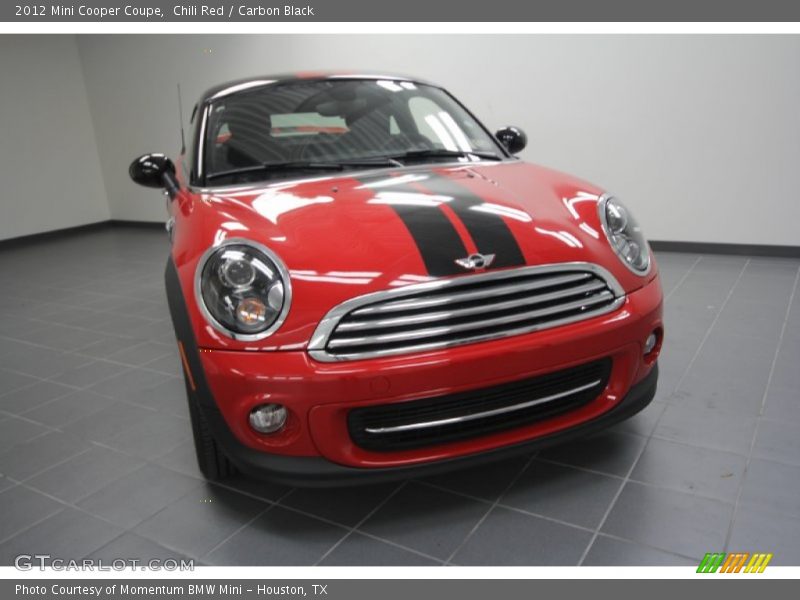 Chili Red / Carbon Black 2012 Mini Cooper Coupe