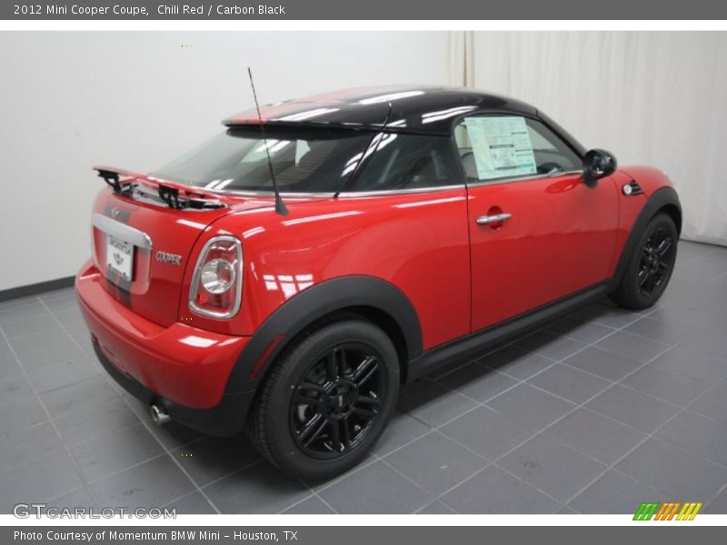 Chili Red / Carbon Black 2012 Mini Cooper Coupe