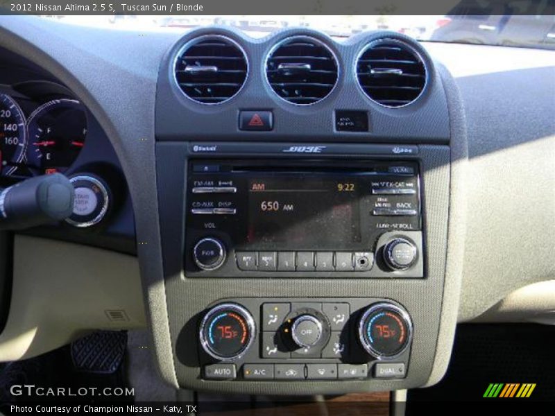 Tuscan Sun / Blonde 2012 Nissan Altima 2.5 S