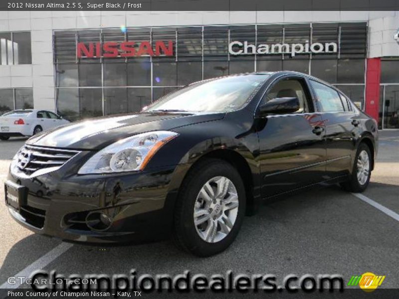 Super Black / Frost 2012 Nissan Altima 2.5 S