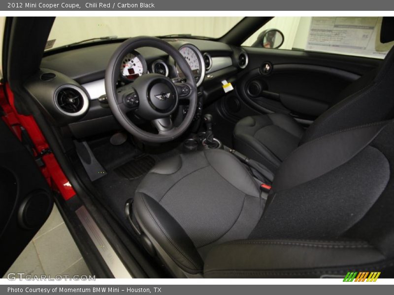 Chili Red / Carbon Black 2012 Mini Cooper Coupe